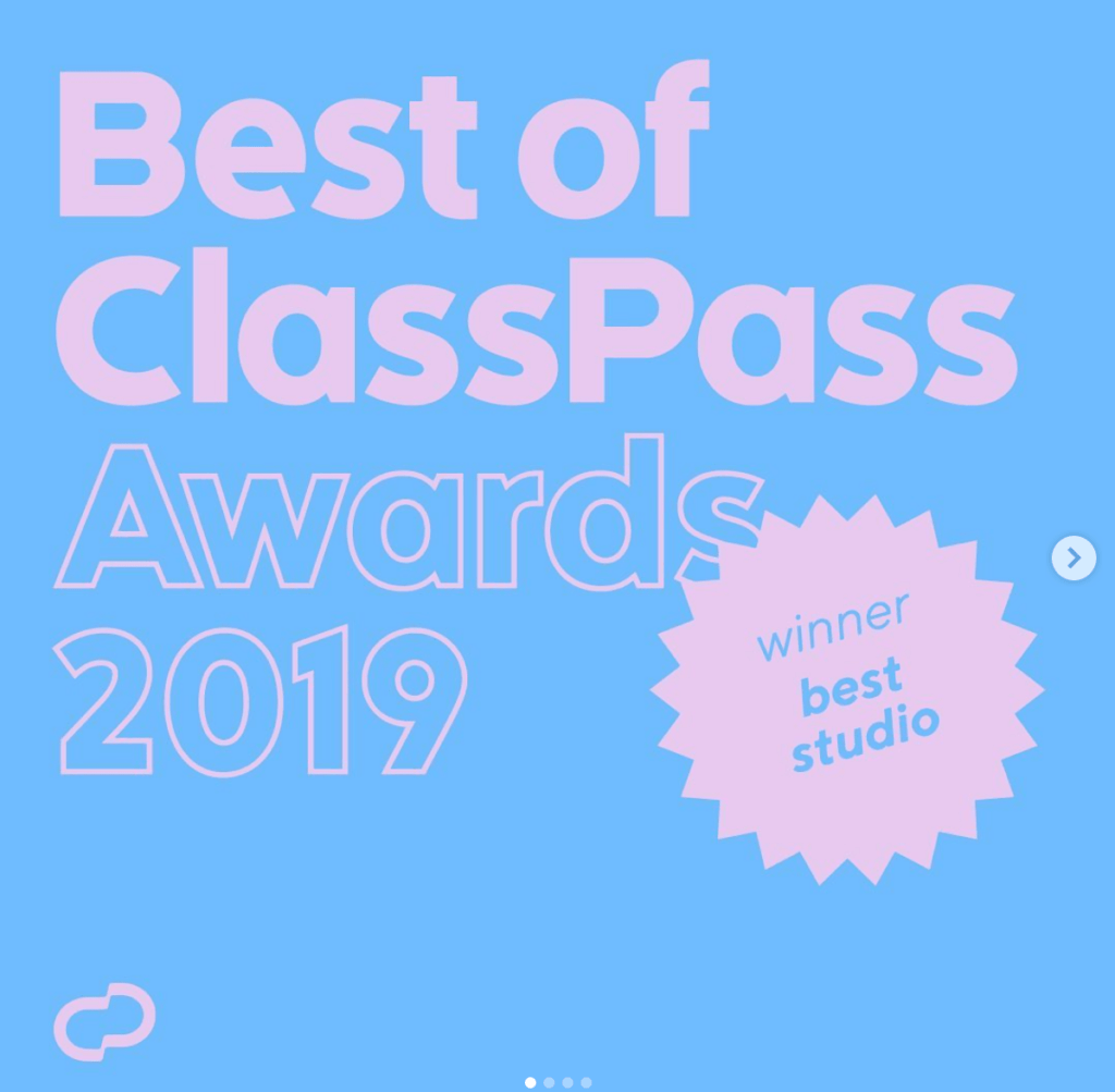 ClassPass 2019 Award Winners with our Best Studio in LA and Best ...