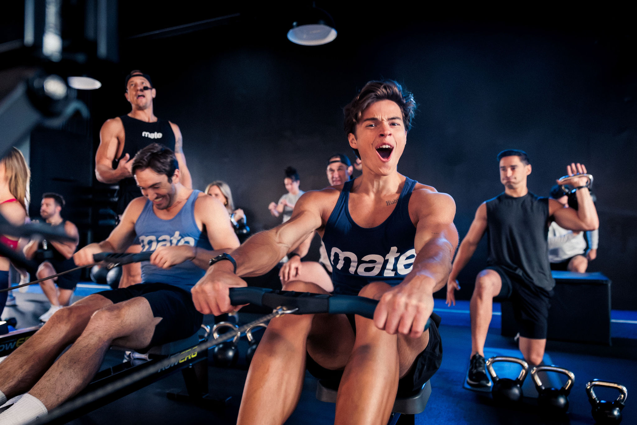 Members training together at Training Mate West Hollywood